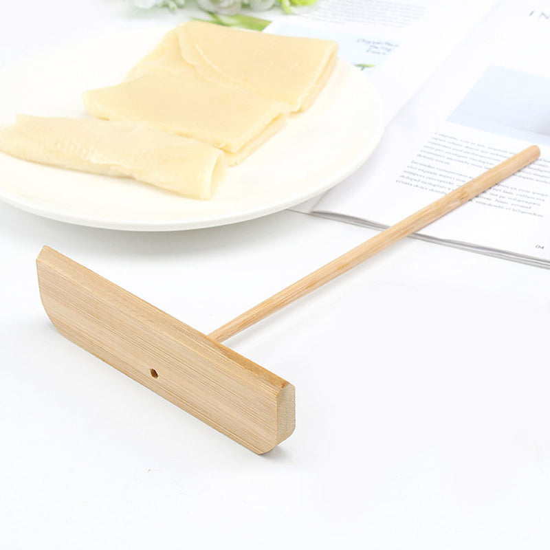 Specialty Crepe Maker Pancake Batter Wooden Spreader Stick Pancake Scraper Home Frying Pan Kitchen Tool DIY Restaurant Canteen Special Kitchen Supplies