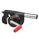 BBQ Charcoal Grill Beads Fire Starter Powerful Fan Blower Large Hand Crank