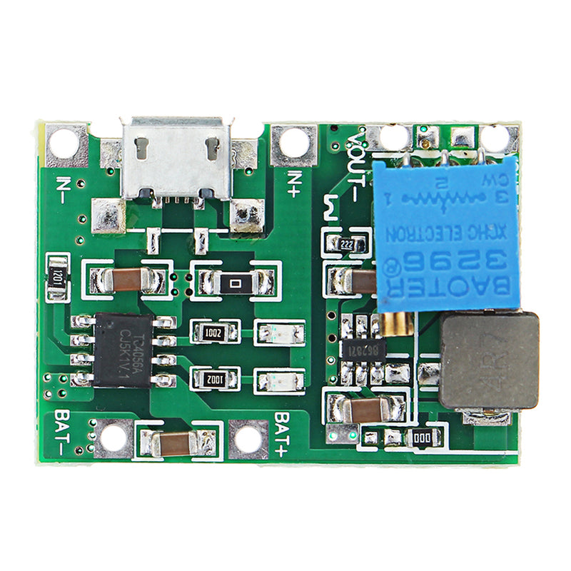 50pcs 3.7V 9V 5V 2A Adjustable Step Up 18650 Lithium Battery Charging Discharge Integrated Module