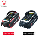WHEEL UP Bicycle Touchscreen Front Frame Tube Cell Phone Waterproof Bag Bicycle Front Frame Case Hold