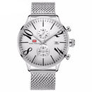 MINI FOCUS MF0135G Waterproof Business Style Men Wrist Watch Date Display Quartz Watch