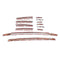 Auto Front Air Grille Cover ABS Chorme Decoration Trim Strips For Audi A3 Sedan