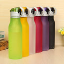 550ml Multi-color Frosted Plastic Water Cup Portable Fashion Style Sports Cups