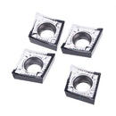MACHIFIT 10pcs CCGT120404 AK H01 Aluminum Cutter Blade Carbide Insert Cutting Tool For CNC Turning Tools