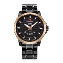 NAVIFORCE 9115 Men Watch Luxury Stainless Steel Strap Fashion Quartz Wrist Watch