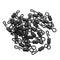 90pcs Carp Fishing Tackle Safety Lead Clip + Quick Change Swivels + Tail Rubbers Set