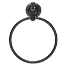 Antique Black Space Copper Towel Ring Holder Bathroom Wall Mounted Rack Hanger