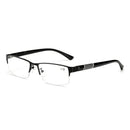 Stainless Steel Resin Lens Reading Glasses Half Frame Presbyopic Glasses