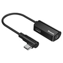 Baseus L45 Type-c to Type-c Charging + 3.5mm Audio Music Adapter Converter for Xiaomi Huawei