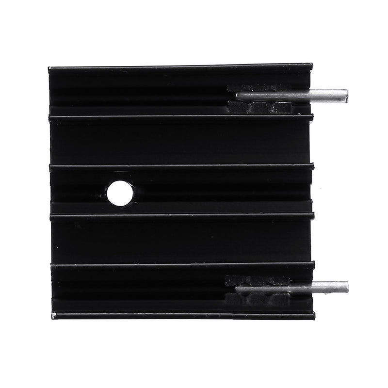 10Pcs TO-220 Aluminum Triode Heat Sink 25x23.5x15.8mm Aluminum Radiator