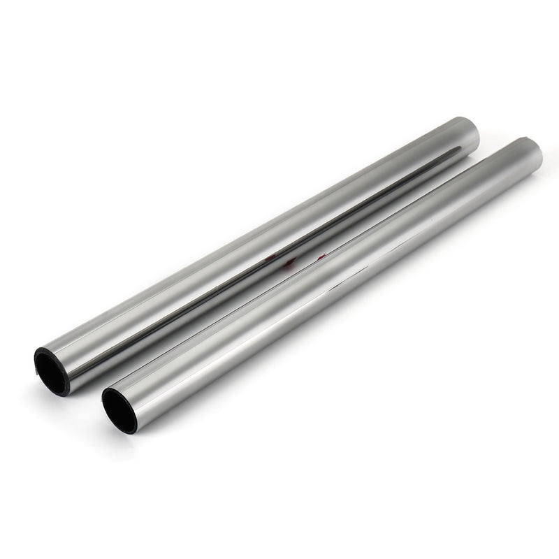 3Mx50cm / 5Mx50cm Chrome Silver Window Tint Film 15% VLT One Way Mirror Privacy
