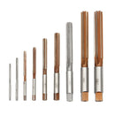 9pcs 3mm-16mm H8 HSS Machine Reamer Straight Shank Parallel Fulte Engineering Hand Tool