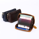 Leather Card Bag Certificate Package Bank Card Bus Card Sets Card Holder