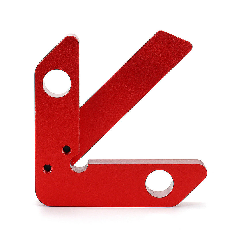 45/90 Degree Right Angle Line Gauge Carpenter Round Heart Ruler Gauge Woodworking Center Scriber