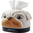 Tissue Box Dispenser Dog Cover Paper Storage Holder Napkin Organizer Home Case