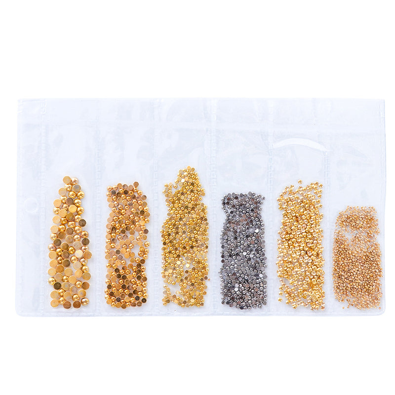 Star Moon Metal Nail Decoration Gold Sliver DIY Nail Decoration Manicure Tool