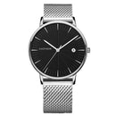 GADYSON A9105 Calendar Casual Style Men Wristwatch Full Steel Luminous Display Quartz Watch