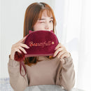 Cosmetic Bag Large Capacity Velvet Travel Portable Wash Bag Simple Storage Bag