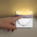 AC220V Iceberg LED Remote Control Night light Plug-in Dimmable Timer for Indoor Bedside Baby Room