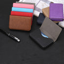 IPRee PU Leather Card Holder Credit Card Case Portable ID Card Storage Box Men Women