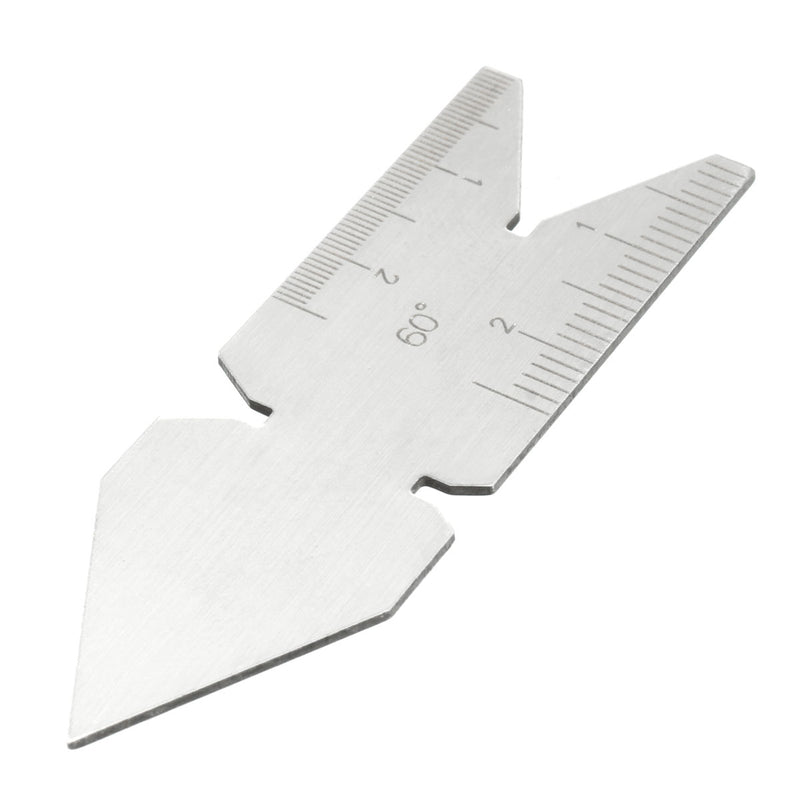 UK 55 / ISO Metric 60 / USA 60 Center Gauge Screw Cutting Thread Pitch Measuring Lathe Tool