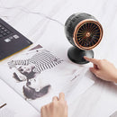 KCASA FCSY-380 USB Creative Hawkeye Turbo Fan Mini Fan Double-blade Fan Air Cooler Two Speed Control Cooling Fan
