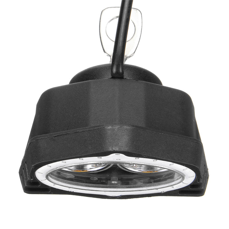 10W 7000K 10-80V LED Motorcycle Owl-shaped Front-view Auxiliary Spotlight Headlights