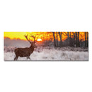 DYC 10677 Single Spray Oil Paintings Forest Sunrise Wild Deer Scenery For Home Decoration Paintings Wall Art