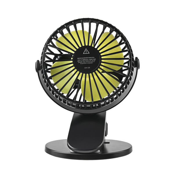 360 Degree Rotating Mini Portable Small Fan Desktop USB Charging Small Clip Fan
