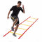 6 Meters 12 Knots Red Rope Yellow Grid Football Training Agility Ladder Training Frame