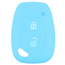 2 Button Soft Silicone Smart Key Fob Case Cover for Renault Kangoo Master Trafic