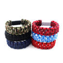 IPRee EDC Outdoor Survival Bracelet Camping Emergency Paracord Tool Kits USB Android Data Cable