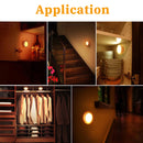 5 LED Wireless PIR Auto Motion Sensor Infrared Night Light Cabinet Stair 1-10PCS