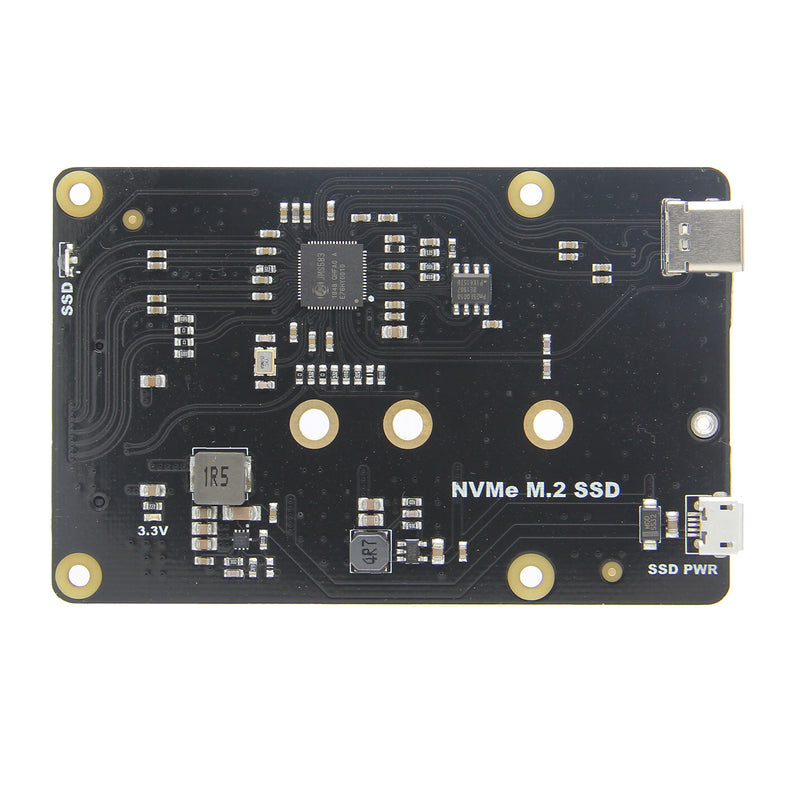X870 NVME M.2 2280/2260/2242/2230 SATA SSD NAS Expansion Board with USB 3.0 Jumper for Raspberry Pi / Rock64