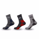 Santo S004 Thick Quick Drying Men Winter Thermal Sport Socks Seamless Striped Cotton Socks