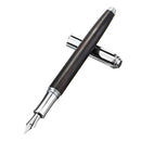 Handmade Nature Wood Barrel China Fountain Pen Extra Fine Nib 0.38mm Writing Pen