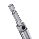 Drillpro 11Pcs 5/64 to 1/4 Inch Self Centering Drill Bit Hinge Tapper Core Drill Bit Set Magnetic Ring Screwdriver Bits for Woodworking Adjustable Door Window