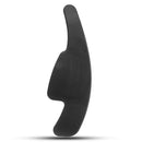 Carbon Fiber Paddle Shift Extenders Steel Ring Wheel Gear Shifters For Audi