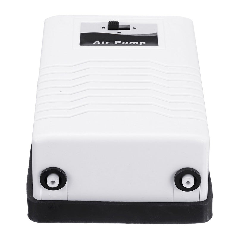 3.5W Quiet Air Bubbles Pump Kit Oxygen Pump Aquarium Air Pump 1 / 2 Outlet