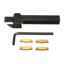 MGEHR1212-3 External Grooving Tool Turning Tool Holder For 3mm Cut With 4pcs MGMN300 Inserts