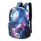 Men's Galaxy Pattern Anti Theft Laptop Bag Backpack Travel Bag With External USB Charging Port