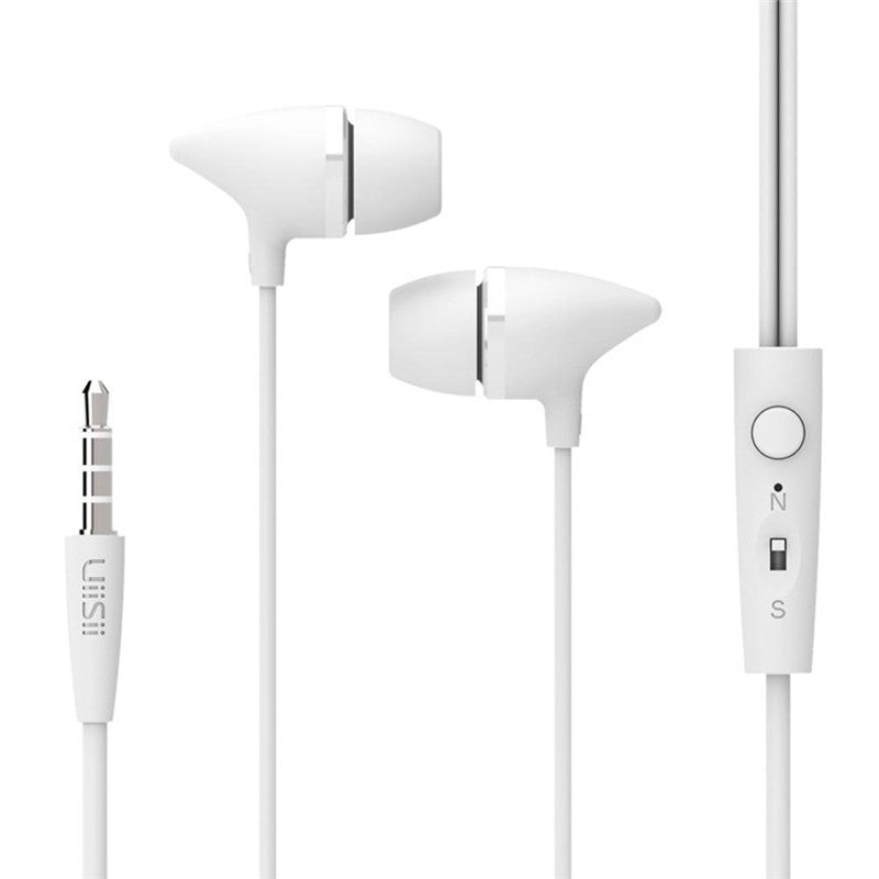 Uiisii C100 In-ear Headphones Bass Stereo 3.5mm Music Earphone With Mic for Xiaomi PC Android