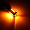 Pair T25 T20 1156 4014 66SMD LED Dual-Color Car Turn Lights Daytime Running DRL Lights Bulb Kit