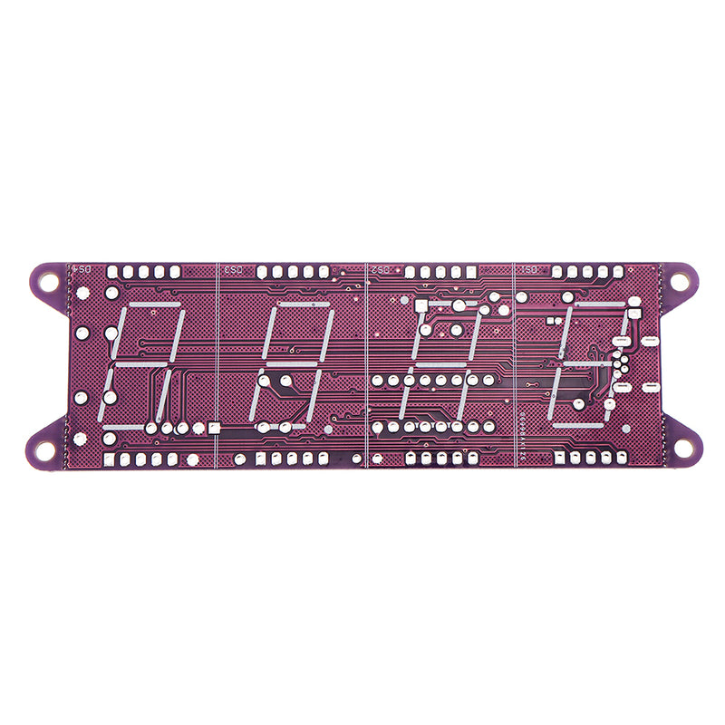 Geekcreit EC1840 DS3231 Red/Green/Blue/White DIY Light Control Broadcasting Time Music Electronic Clock Kit Without Housing