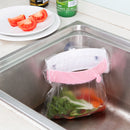 Plastic Sink Barbage Rubbish Bag Holder Kitchen Waste Junk Bag Holder Rack