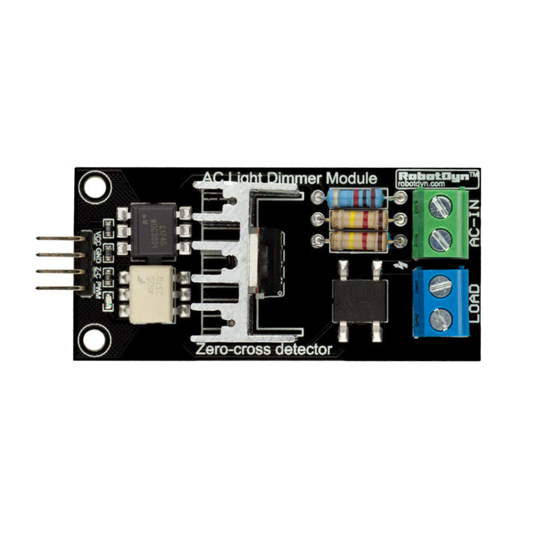 RobotDyn AC Light Dimmer Module For PWM Controller 1 Channel 3.3V/5V Logic AC 50hz 60hz 220V 110V