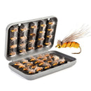 LEO 40PCS Fly Fishing Lure Set Trout Bass Artificial Bait Fishing Hooks Tackle With Box