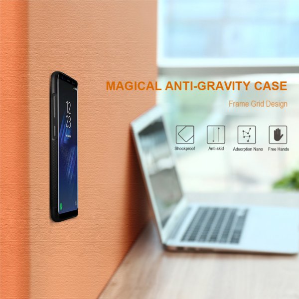 Ultra Thin Nanometer Anti Gravity Anti Skid Magical Suction Case For Samsung Galaxy S8 Plus 6.2 Inch