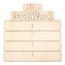 MDF Wooden Decorations Ramadan Advent Calendar DIY House Drawer Stand Rack