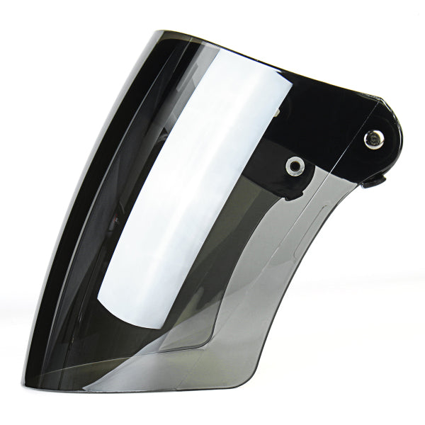 Flip Up Helmet Shield Lens Visor 3 Snap For Motorcycle Half Helmet Clear Silver